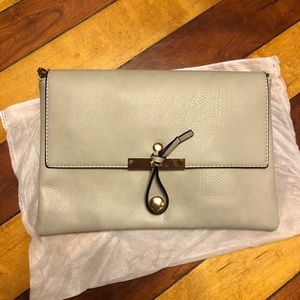 Vegan crossbody gray purse